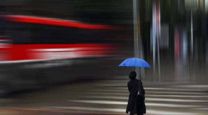 the Zebra Crossing was under water