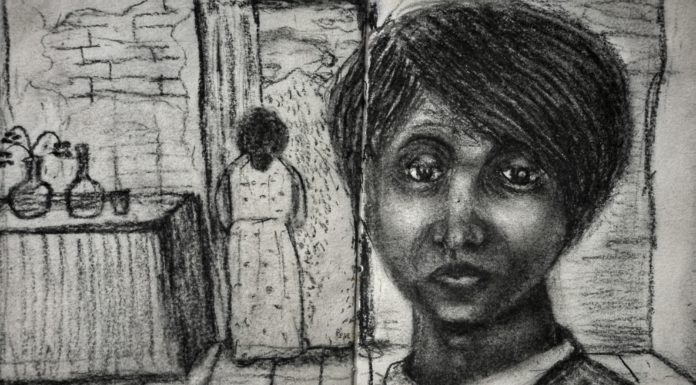 Self Portrait with Mother