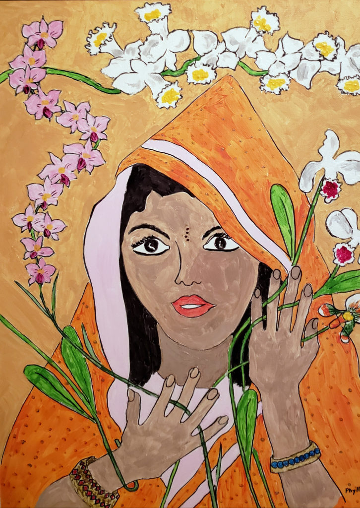 Harmeet prefers orchids