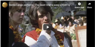 “The Quiet One”: Song by C. Kendrick & Bernie Langs; Recording & Video, Bernie Langs