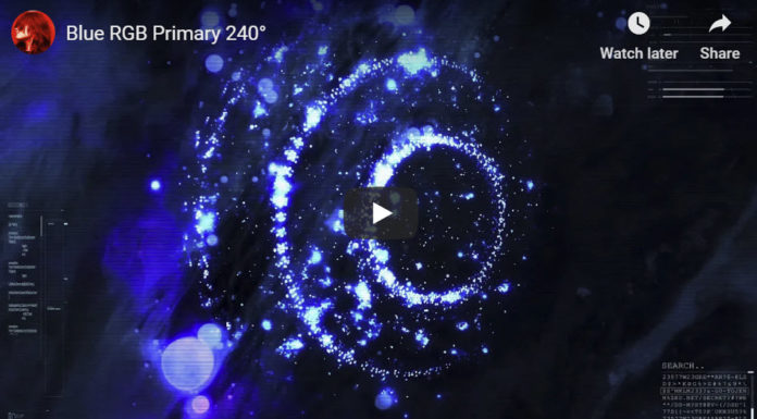 Blue RGB Primary 240°