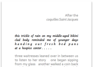 After the coquilles Saint Jacques