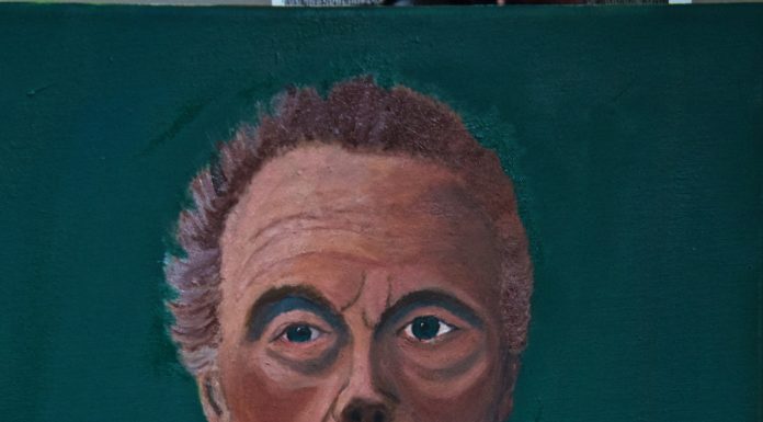 Self Portrait in dark mood