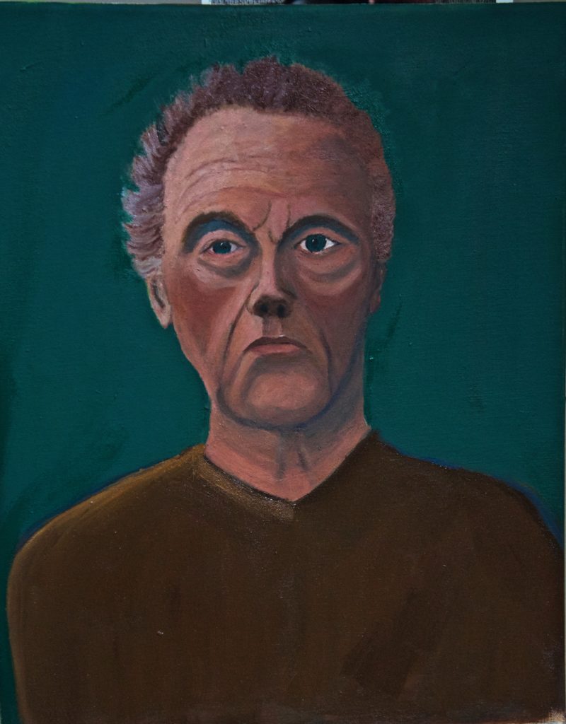 Self Portrait in dark mood