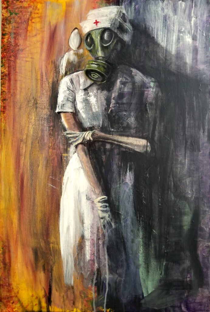 4 Pandemic Oil Paintings