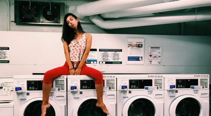 pinned under a washing machine (spin cycle)