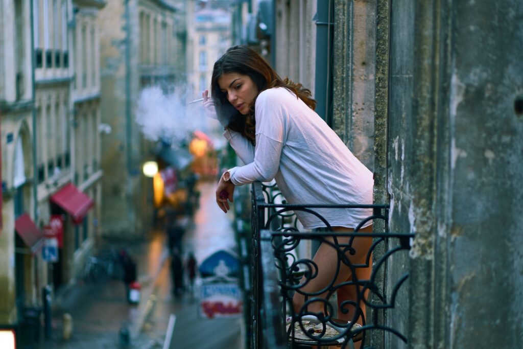 Woman with Cigarette