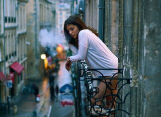Woman with Cigarette