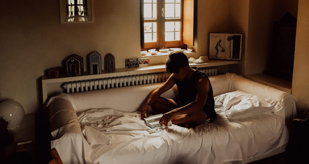 The sounds a sick man hears in bed