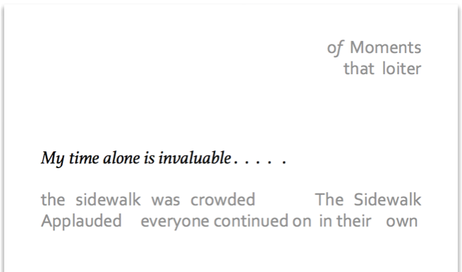 of Moments that loiter