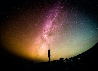 No Sky for an Atheist silhouette photography of person