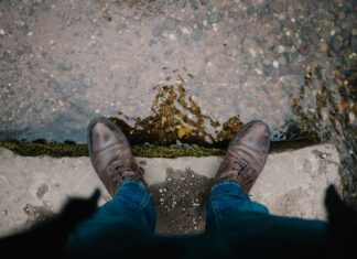 The Whole Day Went Dark pair of brown leather oxford dress shoes