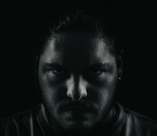 Don’t Wake Daddy grayscale portrait photo of man