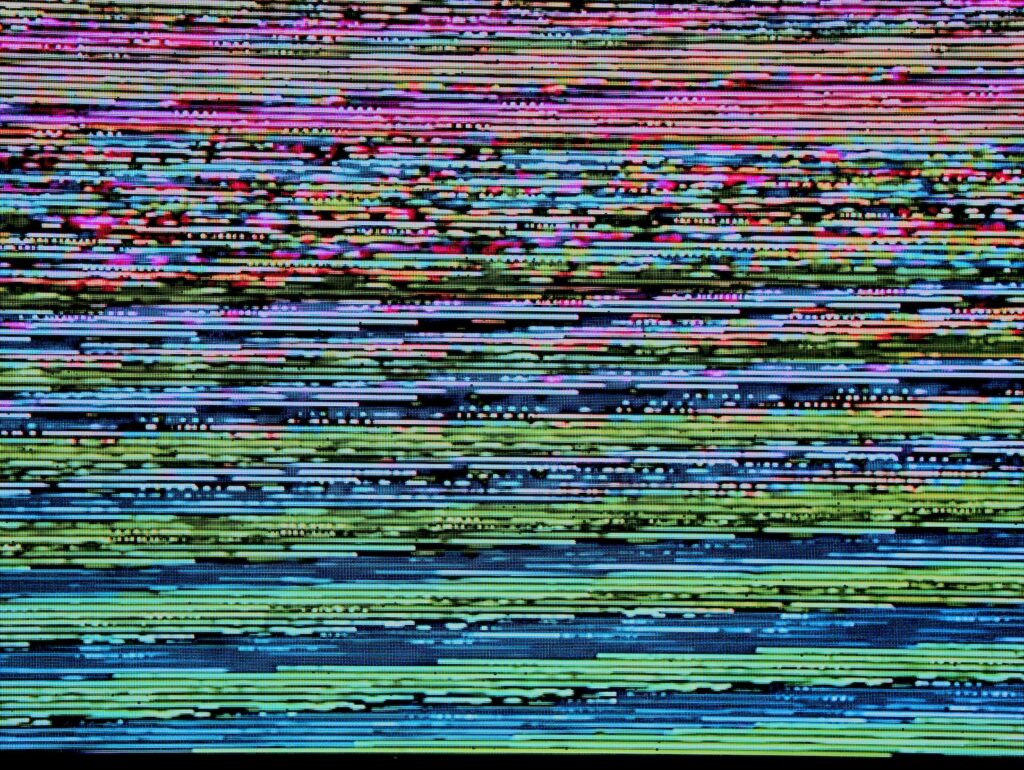 pixelated