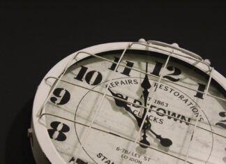 There is No Proof analog clock at 10:59