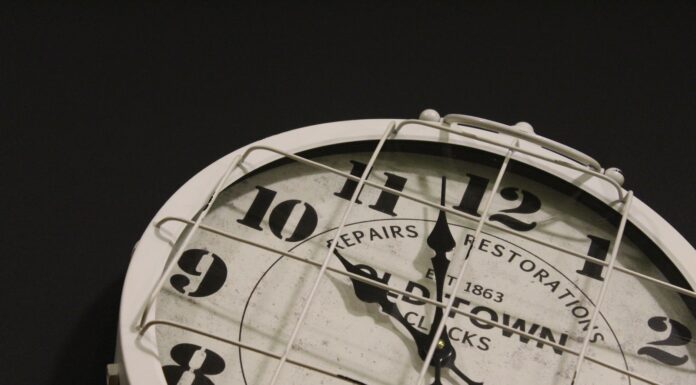 There is No Proof analog clock at 10:59