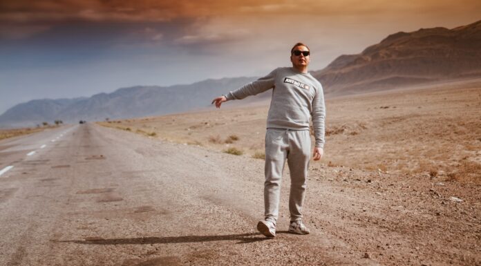 eulogy for Dean man walking on desert