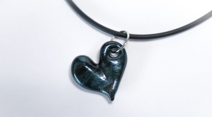 Statement Piece black metal dog tag pendant