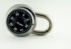 Daniel J. Flore III marked himself safe silver and black combination lock