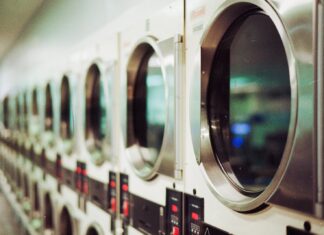 The Color of Color shallow focus photo of washing machines