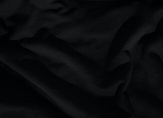 11 Million Buttons black textile on white textile