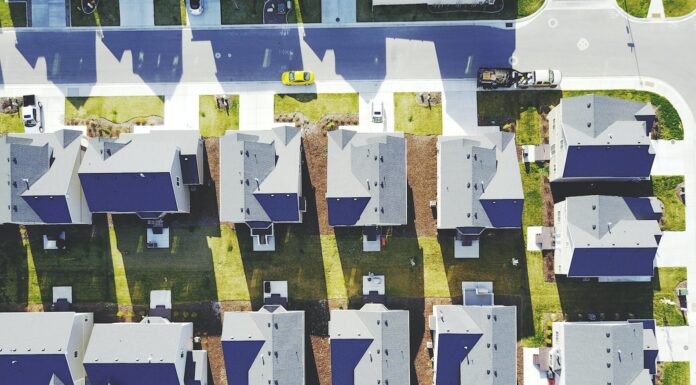 The Cleaver days aerial photography houses