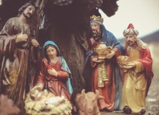 Skeptic’s Crèche the nativity scene figurine