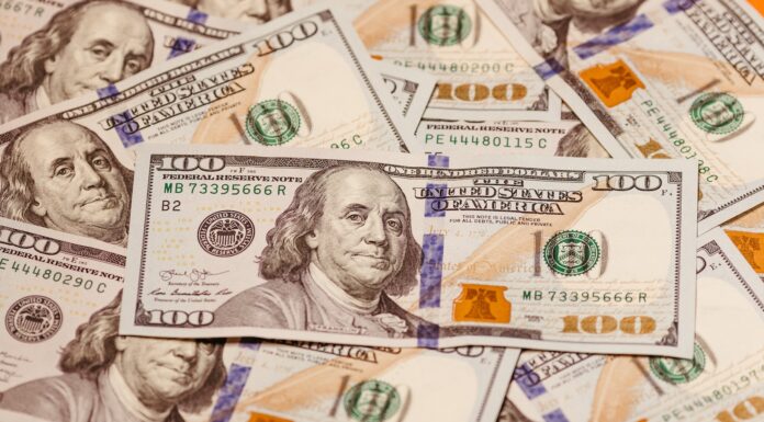 That one time I made money off of poetry a pile of twenty dollar bills sitting on top of each other