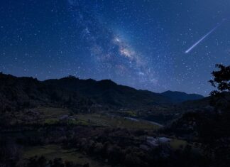 smart enough to know shooting star on sky