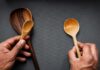 Wooden Spoons person holding brown wooden spoon