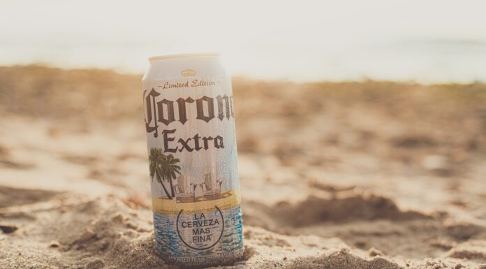 I Wrote a Letter to Bukowski white and blue labeled can