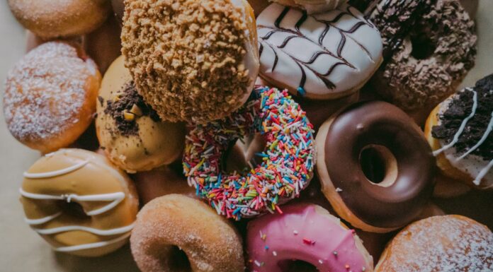 Donuts assorted flavor donuts