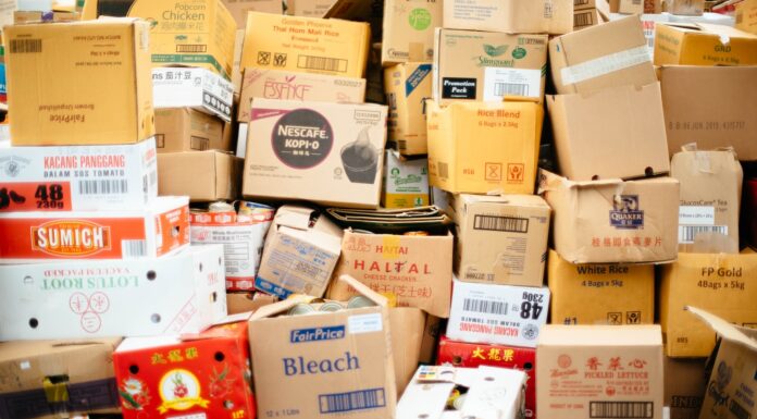 Bubble Wrap cardboard box lot