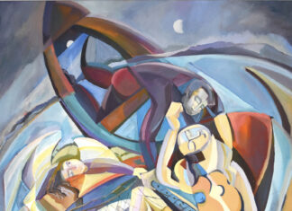 The Night Rescue (oil on linen)