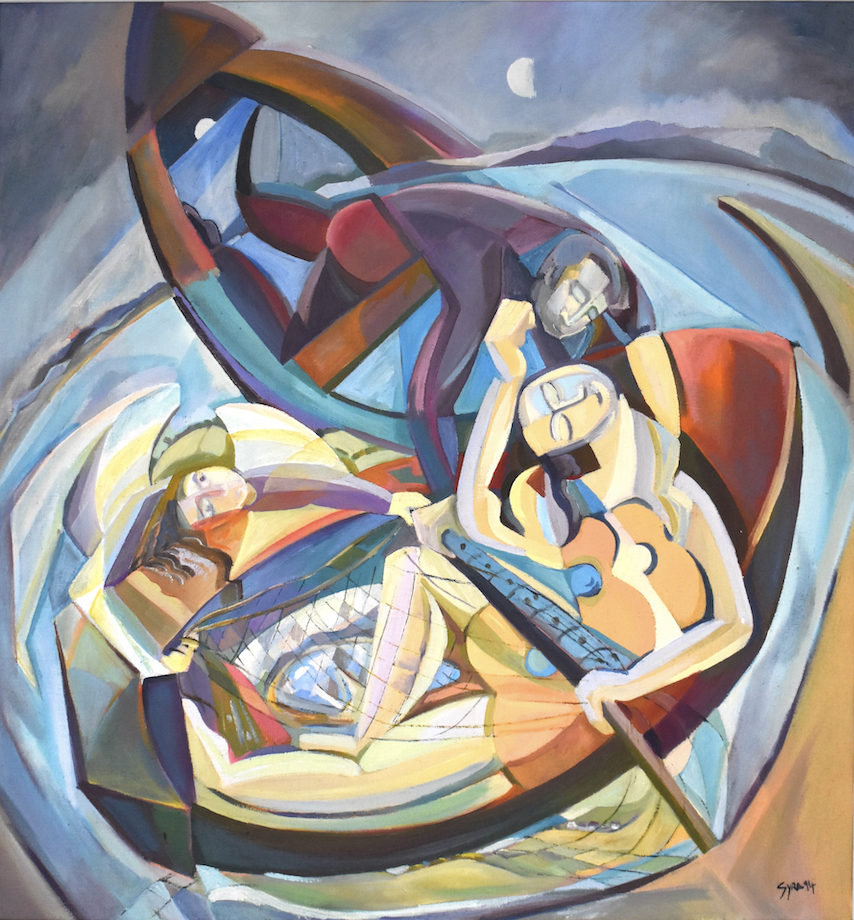 The Night Rescue (oil on linen)