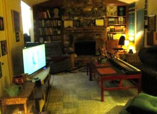 She looked around my place