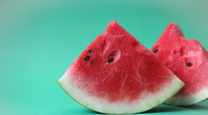 A Memorial Day to remember sliced watermelon on green surface