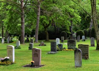 On feeling lonely and dispirited cutting the grass at St Mary Redcliffe Cathedral summer 1972 gray concrete cross on green grass field during daytime