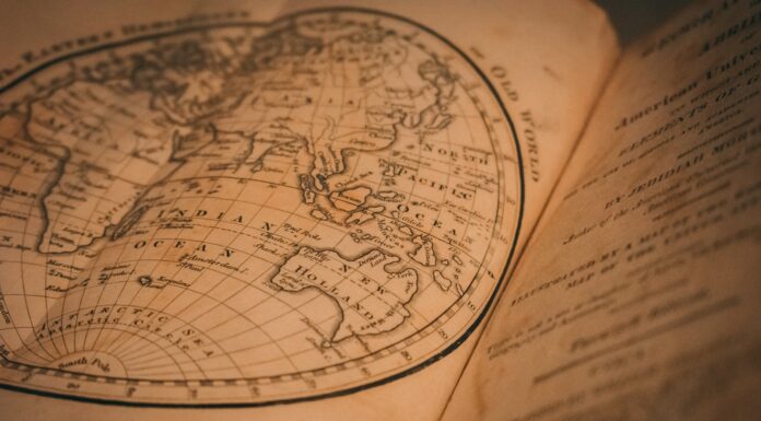 Cowboy Coffee world map sketch