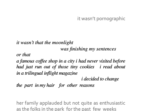 it wasn’t pornographic