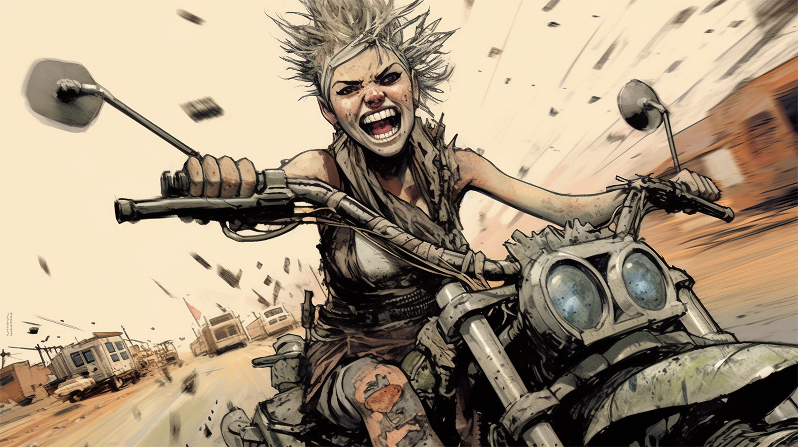 Tank shop girl motorcycle