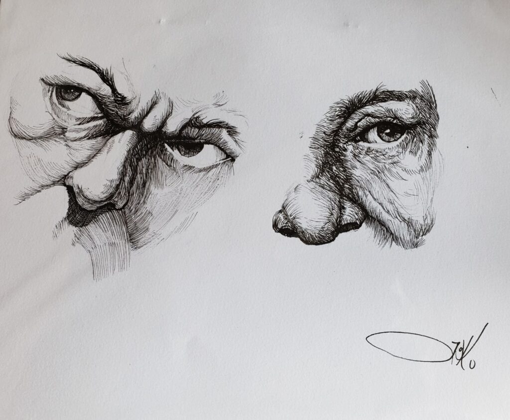 2 face studies