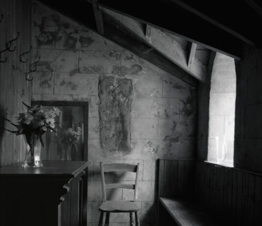 Entrance, St Kilda’s Episcopal Church, Lochbuie, Mull (Scotland)