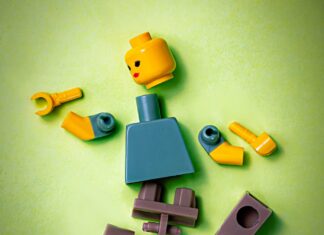 Magnets of Faith and Knowing blue orange green and yellow plastic toy