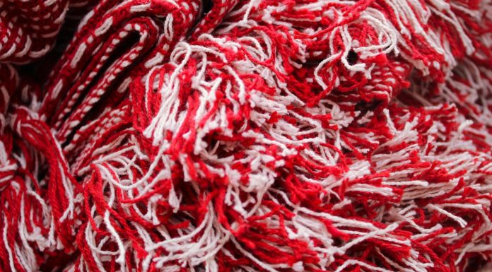 ..this.. red and white fabrics