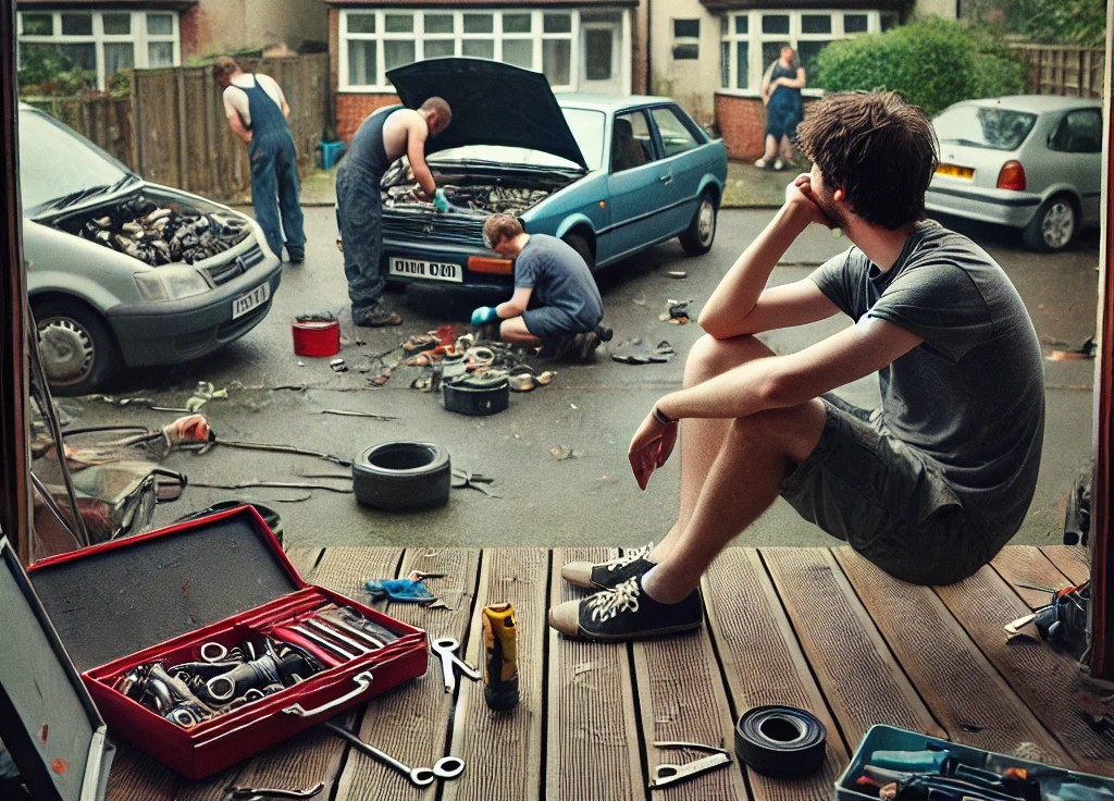 I’M GOING THROUGH A CAR REPAIR WHETHER I LIKE IT OR NOT