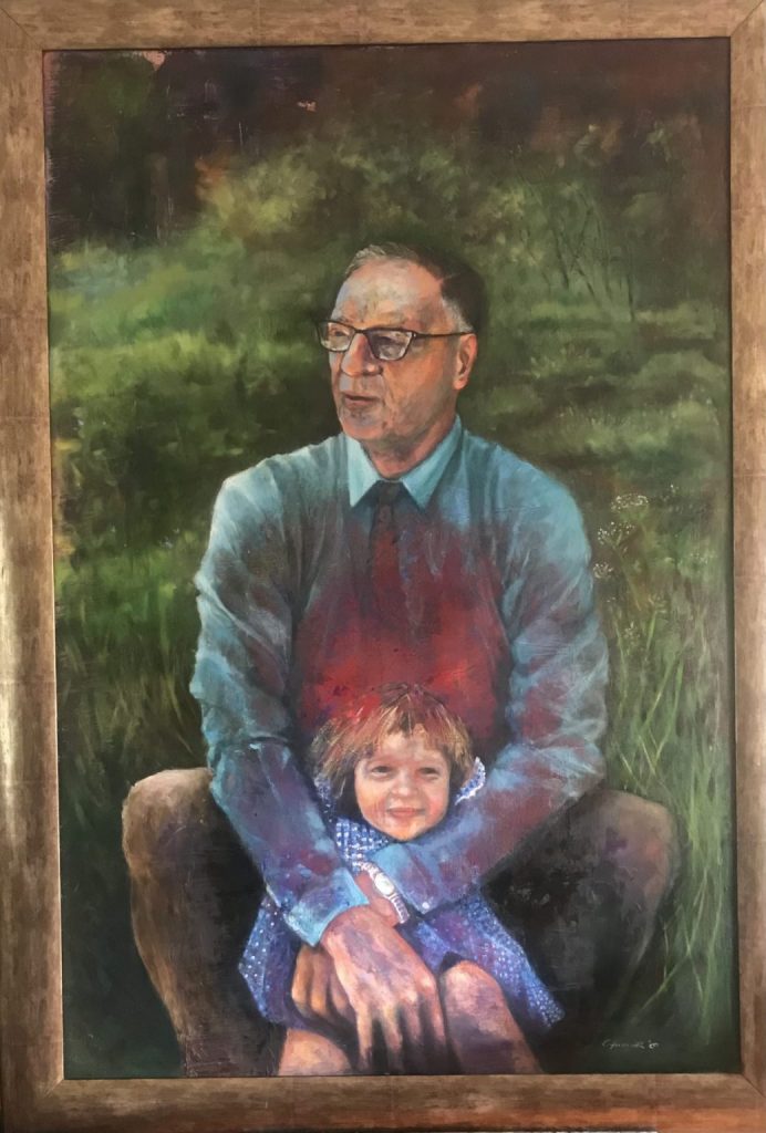 My dad and me aged 2