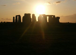 If I Lived In England silhouette photography of Stone Hinge during golden hour