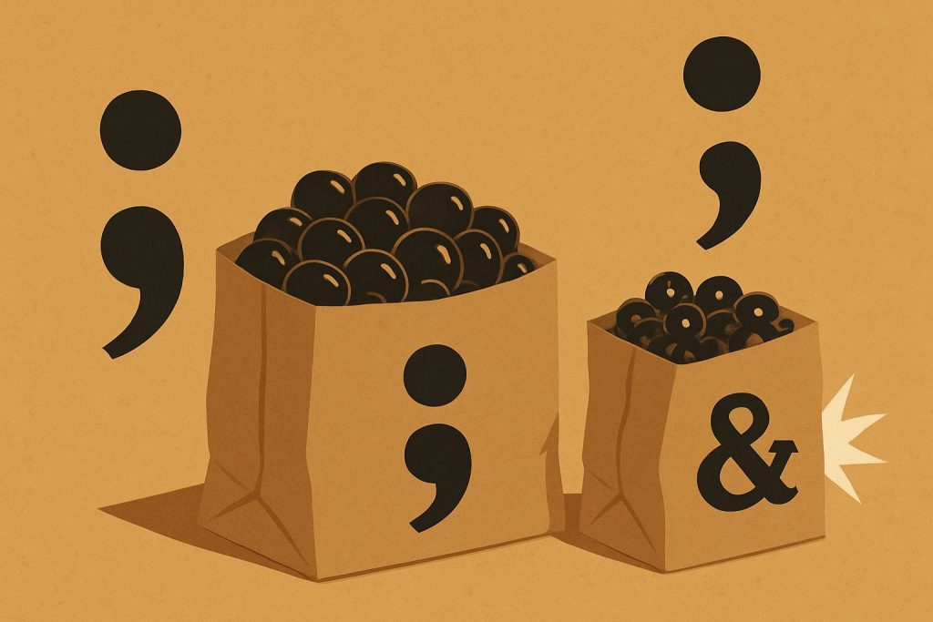 Big Semicolon Sale!