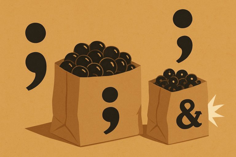 Big Semicolon Sale!